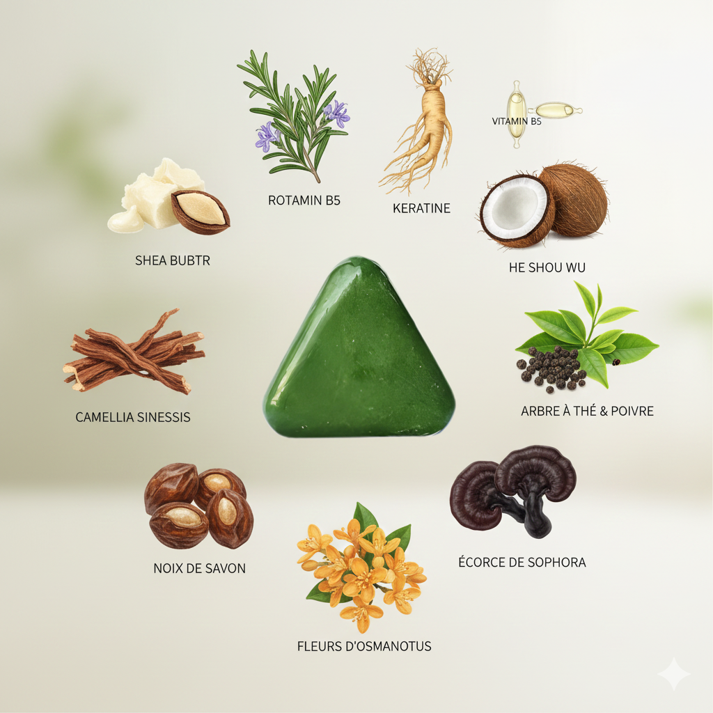 Soin Jade aux 12 plantes - Retrouvez du volume capillaire en 30 jours !