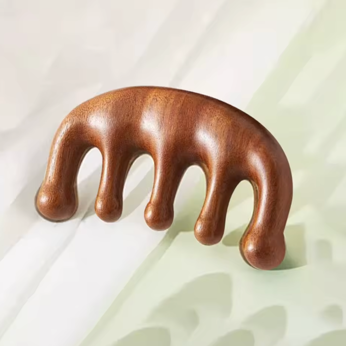 Peigne en bois massant
